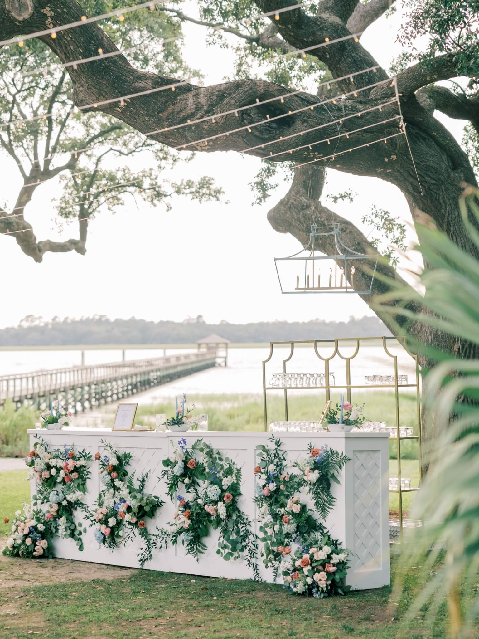 Wedding ceremony florals in Charleston, SC
