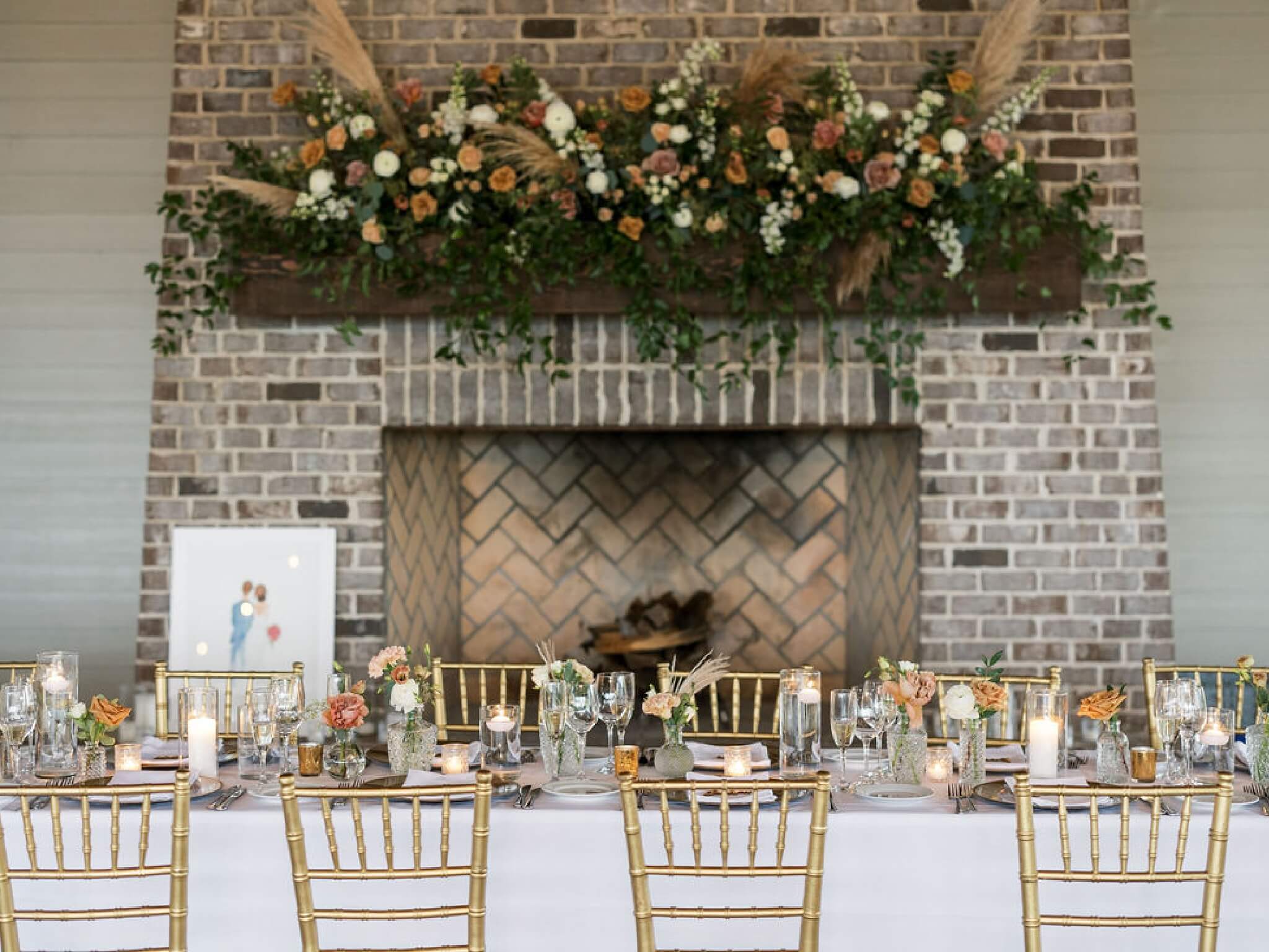 Event centerpiece and tablescape florals